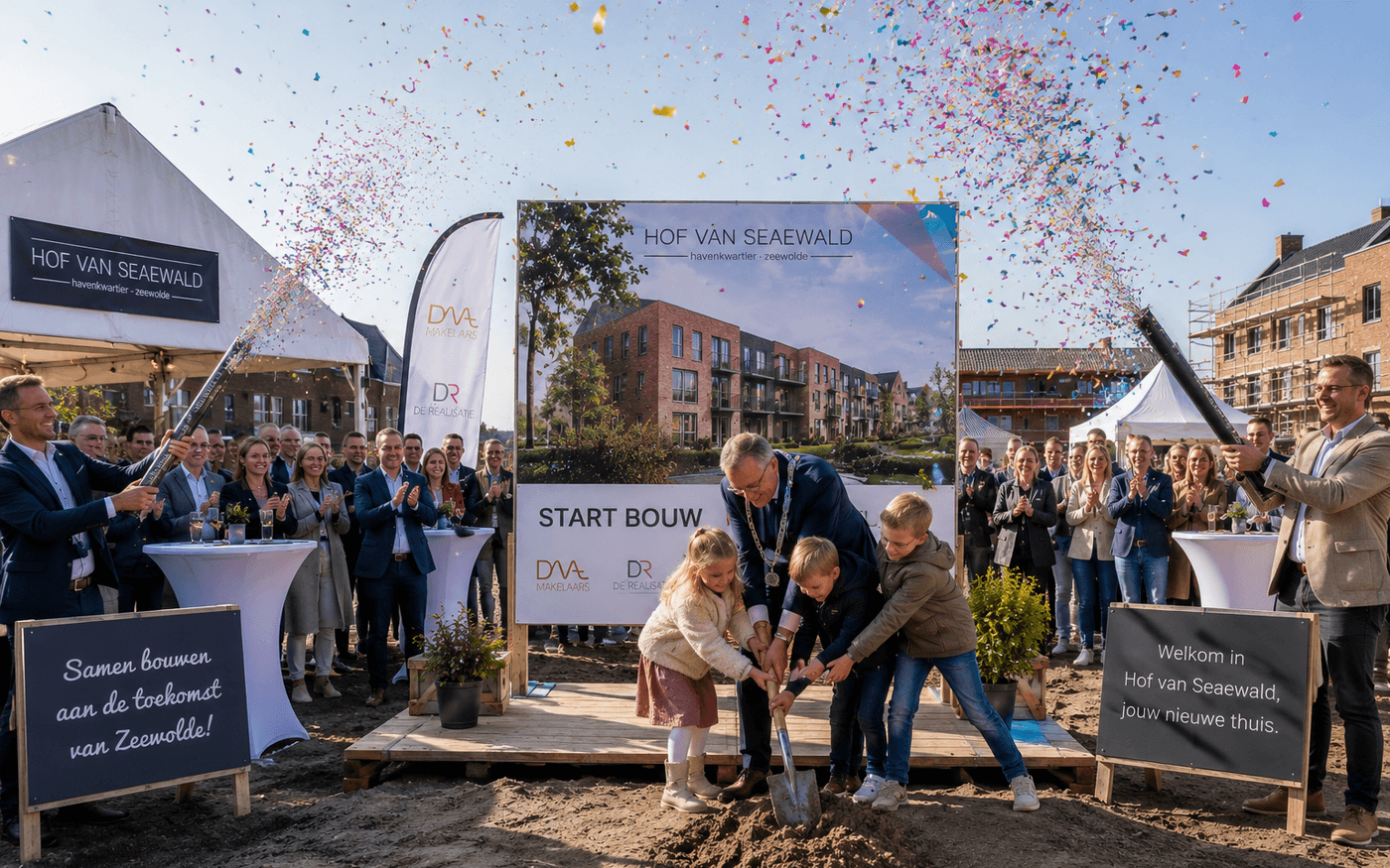 Start bouwfeestje